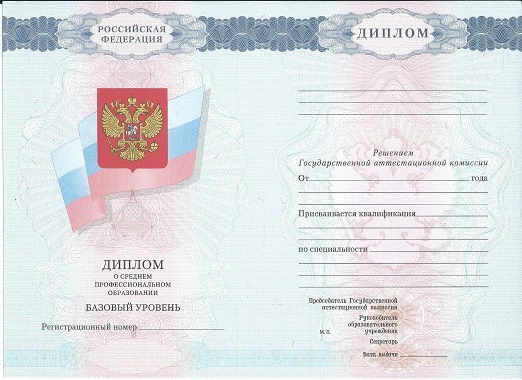 Диплом техникума 2007-2010